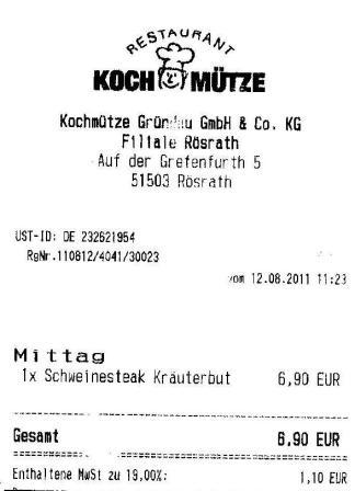 mnki Hffner Kochmtze Restaurant